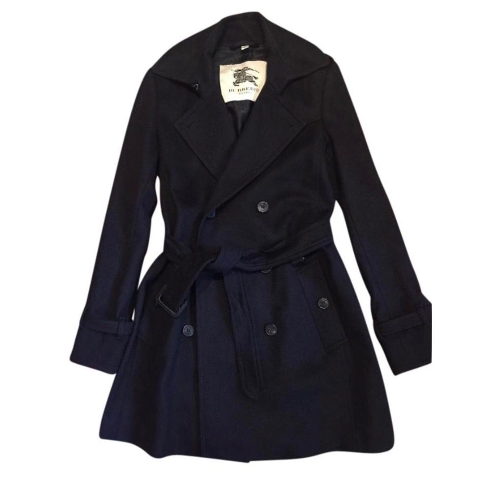 Kensington Mid wool and Cashmere-blend trench coat